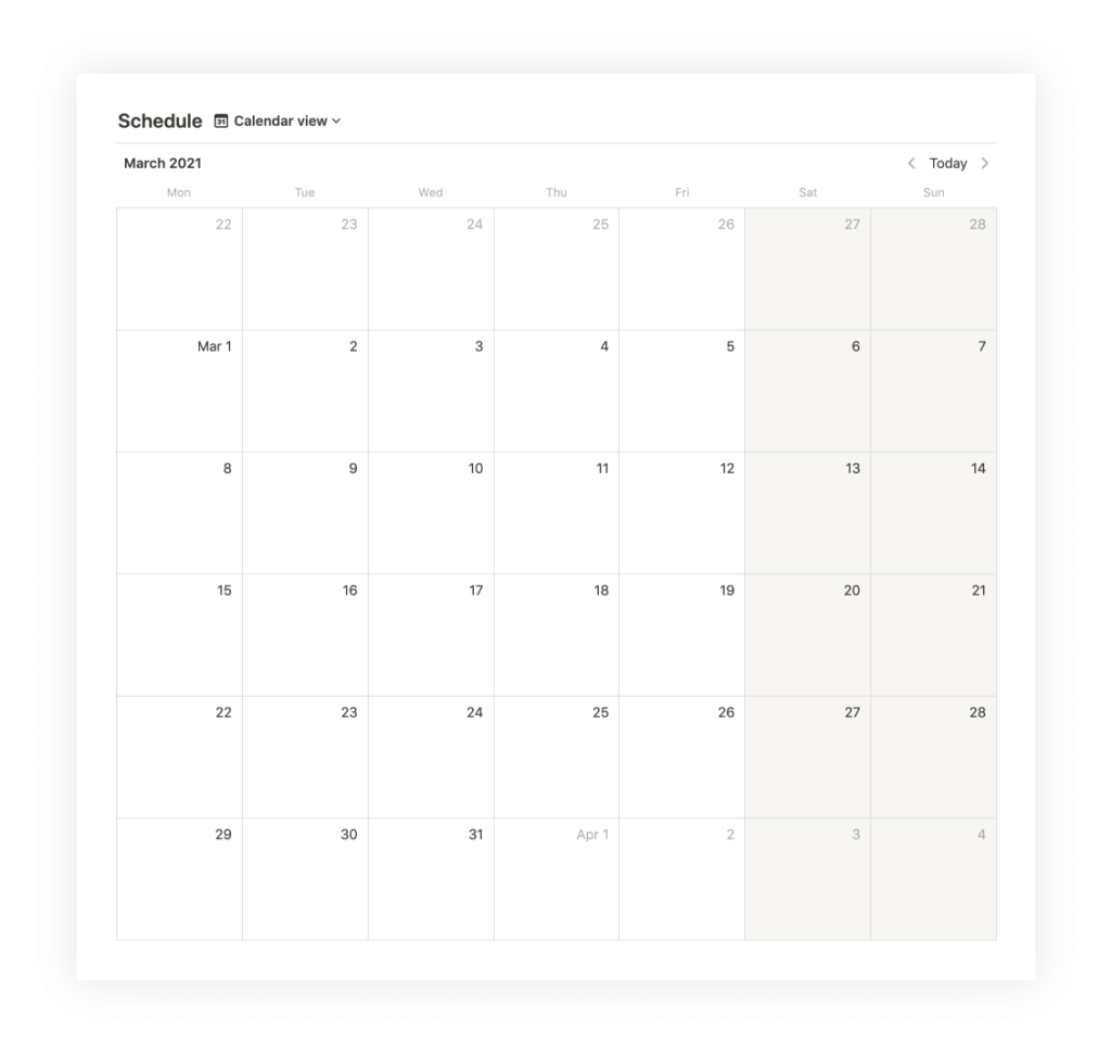 Notionのカレンダーを月曜はじまりにする方法 Fuyuna Blog デザイナーがデザインや趣味のことを記録するブログ