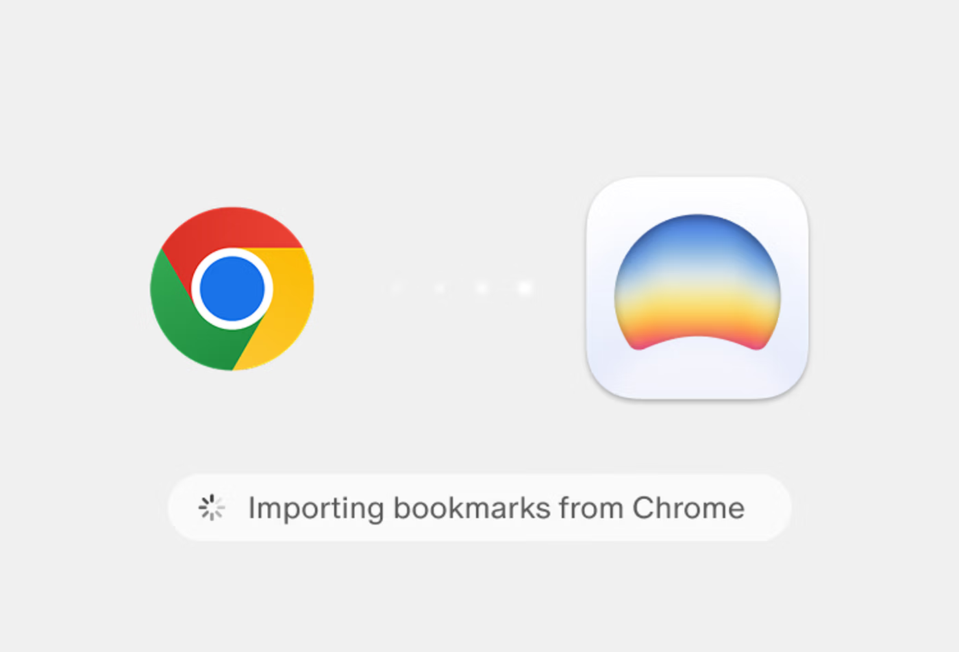 DiaブラウザのダウンロードページでArcからのデータ移行ができることが示されている